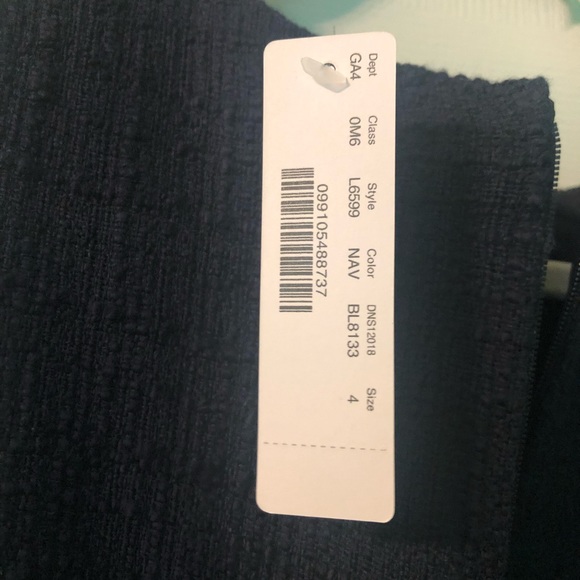 NWT J Crew Fluted Hem A Line Textured Dress - Picture 5 of 5